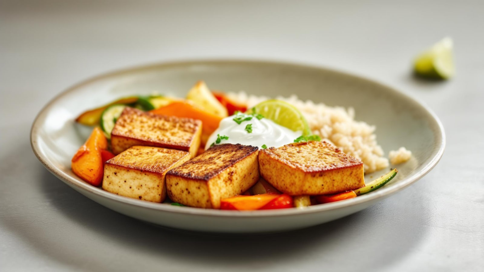 Simple evening meal with a clear protein centerpiece and flexible vegetable and grain sides